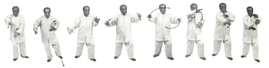 Break-down of higher complexity Tai Chi movements